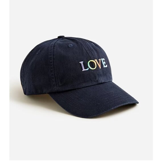 J. Crew Other - J.Crew $60 Mens Love Always baseball cap Navy One Size CD668